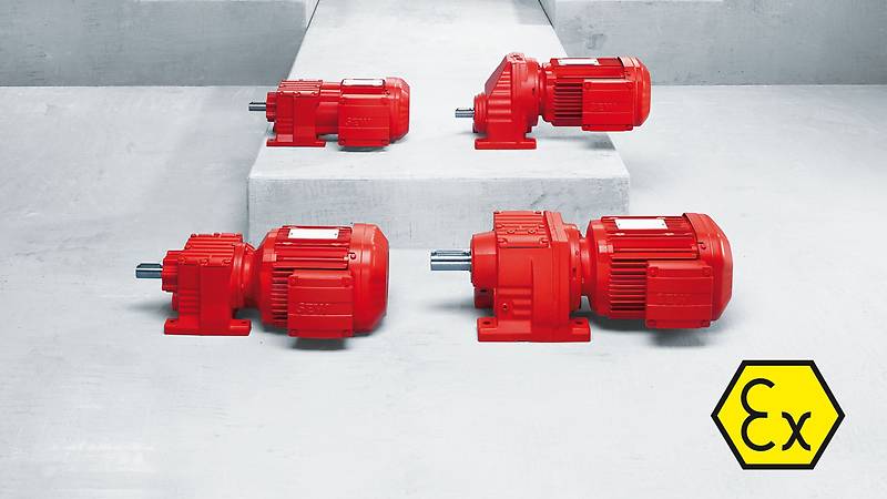 缝制Euroodrive防爆齿轮单元